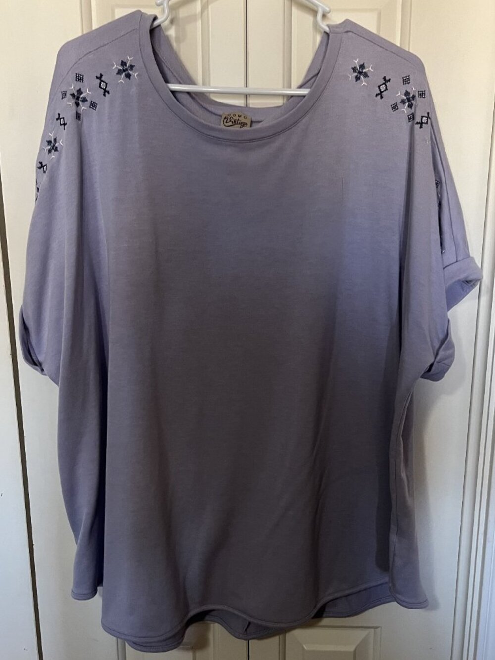 Como Vintage Lavendar 2X Top
